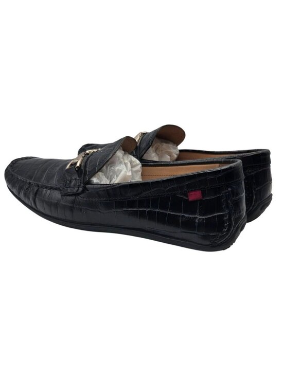 Marc Joseph Park Ave 2 Leather Croc Embossed Flat Loafer Driving Dress Sz 11.5 main image 5